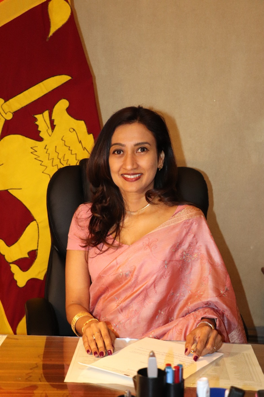 Mrs. Saroja Sirisena, High Commissioner of Sri Lanka to United Kingdom